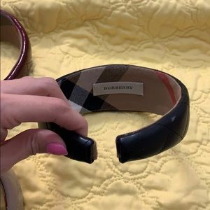 Black Burberry headband